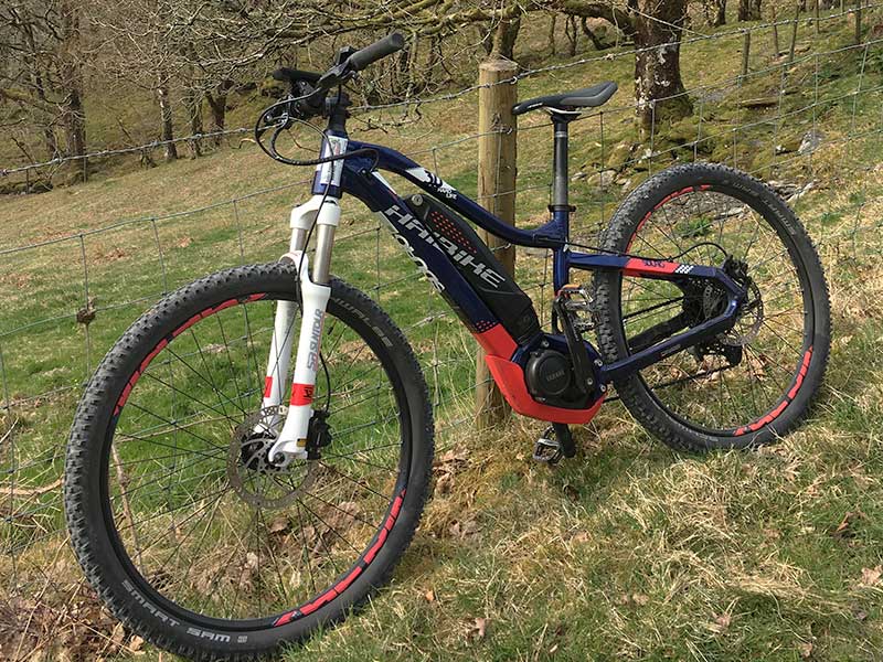 Hardtail Electric Mountain Bikes to hire